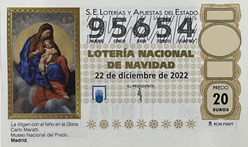 Lotería de Soria 95654 Sorteo Extraordinario de Lotería de Navidad 2022